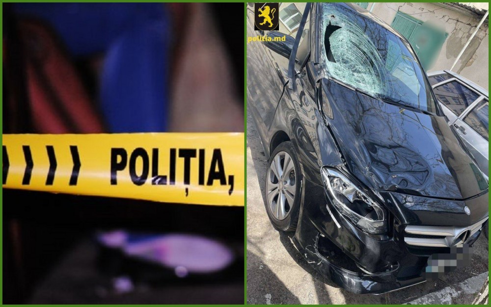 Un tânăr a accidentat mortal un bărbat și a fugit de la fața locului. Șoferul a fost reținut
